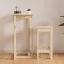 Mesa alta de bar de madera maciza de pino 60x60x110 cm de vidaXL, Mesas de cocina y de comedor - Ref: Foro24-822177, Precio: ...