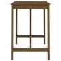 Mesa alta de bar madera maciza de pino marrón miel 140x80x110cm de vidaXL, Mesas de cocina y de comedor - Ref: Foro24-822160,...