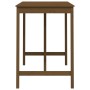 Mesa alta de bar madera maciza de pino marrón miel 140x80x110cm de vidaXL, Mesas de cocina y de comedor - Ref: Foro24-822160,...