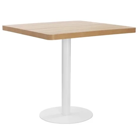 Mesa de bistró MDF marrón claro 80x80 cm de vidaXL, Mesas de cocina y de comedor - Ref: Foro24-286432, Precio: 177,86 €, Desc...