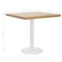 Mesa de bistró MDF marrón claro 80x80 cm de vidaXL, Mesas de cocina y de comedor - Ref: Foro24-286432, Precio: 177,86 €, Desc...