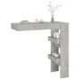 Mesa de bar de pared madera contrachapada gris 102x45x103,5cm de vidaXL, Mesas de cocina y de comedor - Ref: Foro24-811785, P...