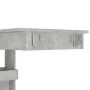 Mesa de bar de pared madera contrachapada gris 102x45x103,5cm de vidaXL, Mesas de cocina y de comedor - Ref: Foro24-811785, P...