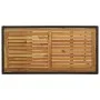 Bar table storage shelf 120x60x110 cm black synthetic rattan by vidaXL, Kitchen and dining tables - Ref: Foro24-313478, Price...