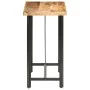 Solid mango wood bar table, rough texture, 120x58x107 cm by vidaXL, Kitchen and dining tables - Ref: Foro24-286611, Price: 26...