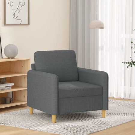 Sillón de tela gris oscuro 60 cm en Sofás | Comprar online en Foru.es