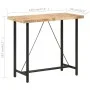 Mesa de bar madera maciza de mango rugosa 120x58x107 cm de vidaXL, Mesas de cocina y de comedor - Ref: Foro24-286611, Precio:...