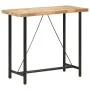 Solid mango wood bar table, rough texture, 120x58x107 cm by vidaXL, Kitchen and dining tables - Ref: Foro24-286611, Price: 26...