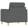 Sillón de tela gris oscuro 60 cm en Sofás | Comprar online en Foru.es