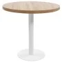 Mesa de bistró MDF marrón claro 80 cm de vidaXL, Mesas de cocina y de comedor - Ref: Foro24-286423, Precio: 174,78 €, Descuen...