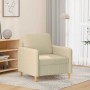 Sillón de tela color crema 60 cm en Sofás | Comprar online en Foru.es