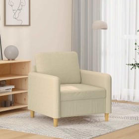 Sillón de tela color crema 60 cm en Sofás | Comprar online en Foru.es