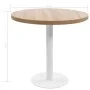 Mesa de bistró MDF marrón claro 80 cm de vidaXL, Mesas de cocina y de comedor - Ref: Foro24-286423, Precio: 174,78 €, Descuen...