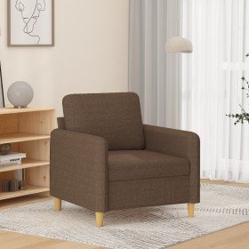 Sillón de tela marrón 60 cm en Sofás | Comprar online en Foru.es