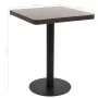 Dark brown 60x60 cm bistro garden table made of MDF by vidaXL, Kitchen and dining tables - Ref: Foro24-286431, Price: 112,37 ...
