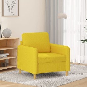 Sillón de tela amarillo claro 60 cm en Sofás | Comprar online en Foru.es