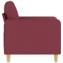Sillón de tela rojo tinto 60 cm en Sofás | Comprar online en Foru.es