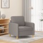 Sillón de tela gris taupé 60 cm en Sofás | Comprar online en Foru.es