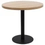 Light brown MDF bistro table 80 cm by vidaXL, Kitchen and dining tables - Ref: Foro24-286424, Price: 159,87 €, Discount: %