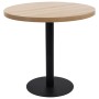 Mesa de bistró MDF marrón claro 80 cm de vidaXL, Mesas de cocina y de comedor - Ref: Foro24-286424, Precio: 190,89 €, Descuen...