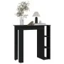 Bar table with black plywood shelf 102x50x103.5 cm by vidaXL, Kitchen and dining tables - Ref: Foro24-809459, Price: 73,65 €,...