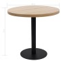 Mesa de bistró MDF marrón claro 80 cm de vidaXL, Mesas de cocina y de comedor - Ref: Foro24-286424, Precio: 190,89 €, Descuen...