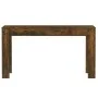 Mesa comedor madera contrachapada roble ahumado 140x74,5x76 cm de vidaXL, Mesas de cocina y de comedor - Ref: Foro24-815198, ...