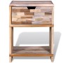 Mesita de noche con cajón madera de teca reciclada de vidaXL, Mesitas de noche - Ref: Foro24-241715, Precio: 96,26 €, Descuen...