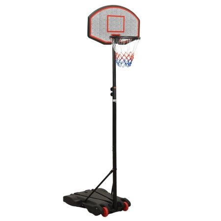 Canasta de baloncesto polietileno negro 216-250 cm de vidaXL, Canastas de baloncesto - Ref: Foro24-93656, Precio: 95,63 €, De...