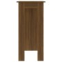Mesa alta con estante marrón roble 102x50x103,5 cm de vidaXL, Mesas de cocina y de comedor - Ref: Foro24-812965, Precio: 74,9...