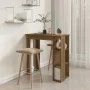 High table with oak brown shelf 102x50x103.5 cm by vidaXL, Kitchen and dining tables - Ref: Foro24-812965, Price: 74,27 €, Di...