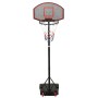 Canasta de baloncesto polietileno negro 216-250 cm de vidaXL, Canastas de baloncesto - Ref: Foro24-93656, Precio: 95,63 €, De...