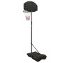Canasta de baloncesto polietileno negro 216-250 cm de vidaXL, Canastas de baloncesto - Ref: Foro24-93656, Precio: 95,63 €, De...