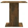 Mesa de comedor madera contrachapada roble ahumado 80x80x75 cm de vidaXL, Mesas de cocina y de comedor - Ref: Foro24-825822, ...