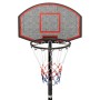 Canasta de baloncesto polietileno negro 216-250 cm de vidaXL, Canastas de baloncesto - Ref: Foro24-93656, Precio: 95,63 €, De...