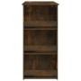 Mesa alta con estante roble ahumado 102x50x103,5 cm de vidaXL, Mesas de cocina y de comedor - Ref: Foro24-812966, Precio: 86,...