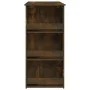 Mesa alta con estante roble ahumado 102x50x103,5 cm de vidaXL, Mesas de cocina y de comedor - Ref: Foro24-812966, Precio: 85,...