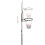 Canasta de baloncesto polietileno negro 216-250 cm de vidaXL, Canastas de baloncesto - Ref: Foro24-93656, Precio: 95,63 €, De...