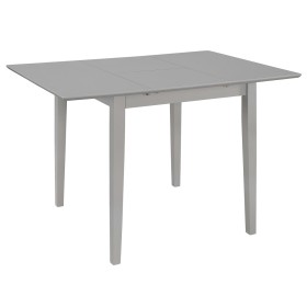 Mesa de comedor extensible gris (80-120)x80x74 cm MDF de vidaXL, Mesas de cocina y de comedor - Ref: Foro24-247627, Precio: 2...