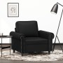Sillón cuero sintético negro 60 cm en Sofás | Comprar online en Foru.es