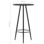 Mesa alta de cocina MDF negro 60x107,5 cm de vidaXL, Mesas de cocina y de comedor - Ref: Foro24-281543, Precio: 84,75 €, Desc...