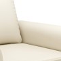 Sillón cuero sintético crema 60 cm en Sofás | Comprar online en Foru.es
