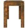 Smoked oak engineered wood dining table 120x60x76 cm by vidaXL, Kitchen and dining tables - Ref: Foro24-815387, Price: 71,75 ...