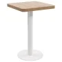 Light brown MDF bistro table 50x50 cm by vidaXL, Kitchen and dining tables - Ref: Foro24-286426, Price: 118,35 €, Discount: %