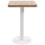 Light brown MDF bistro table 50x50 cm by vidaXL, Kitchen and dining tables - Ref: Foro24-286426, Price: 118,35 €, Discount: %