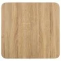 Light brown MDF bistro table 50x50 cm by vidaXL, Kitchen and dining tables - Ref: Foro24-286426, Price: 118,35 €, Discount: %