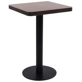 Dunkelbrauner MDF-Bistrotisch 50x50 cm von vidaXL, Küchen- und Esstische - Ref: Foro24-286428, Preis: 133,18 €, Rabatt: %