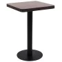 Dunkelbrauner MDF-Bistrotisch 50x50 cm von vidaXL, Küchen- und Esstische - Ref: Foro24-286428, Preis: 133,18 €, Rabatt: %