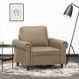 Sillón cuero sintético color capuchino 60 cm en Sofás | Comprar online en Foru.es