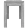 Gray Sonoma engineered wood dining table 120x60x76 cm by vidaXL, Kitchen and dining tables - Ref: Foro24-815388, Price: 74,23...